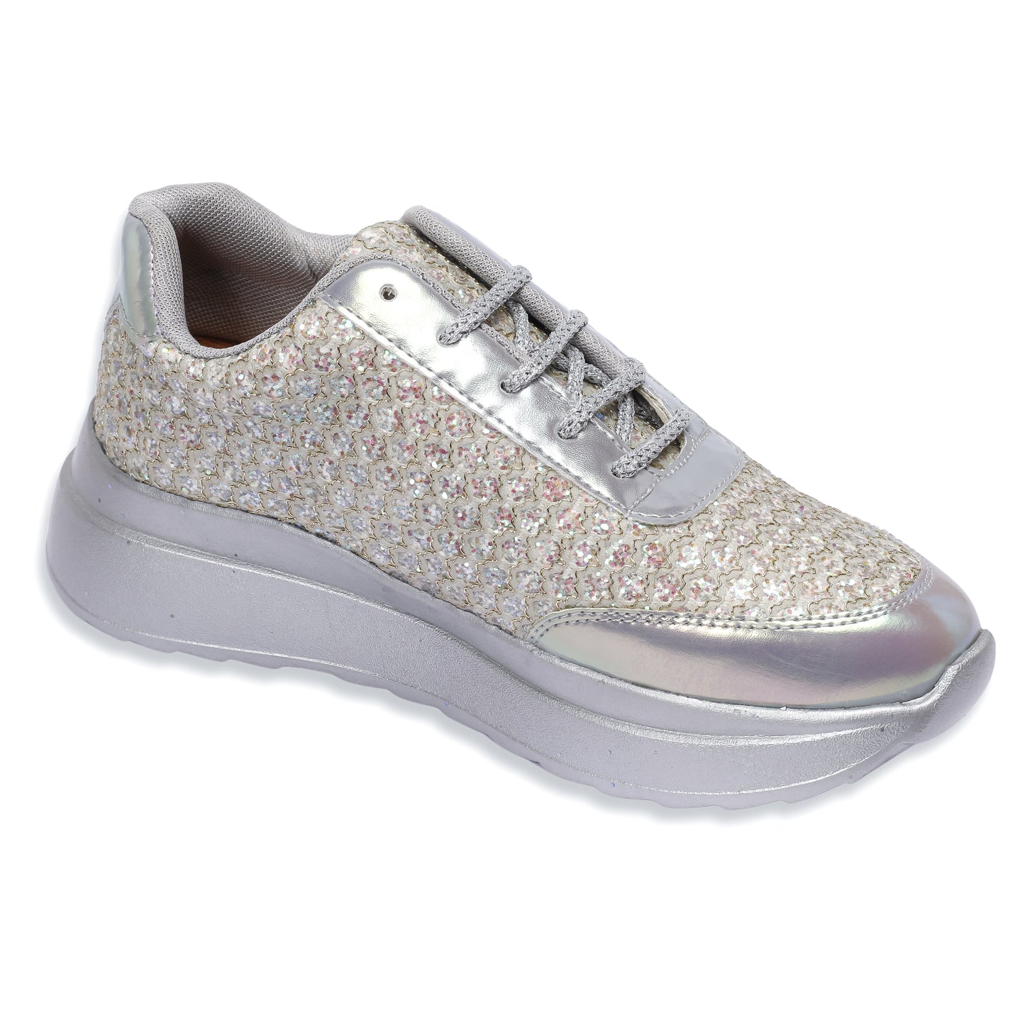 Silver Spark Sneakers