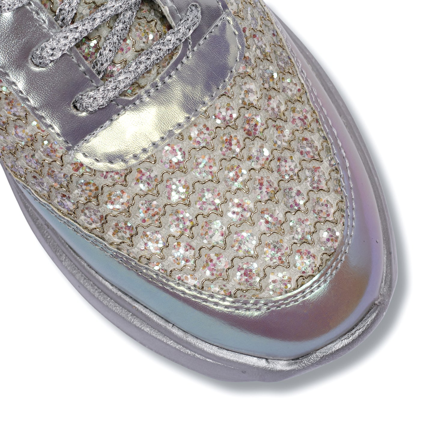 Silver Spark Sneakers