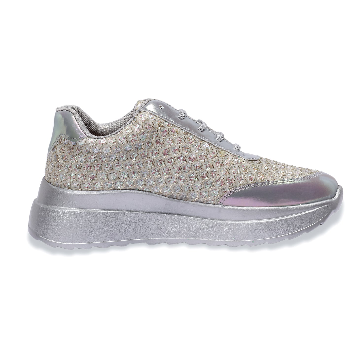 Silver Spark Sneakers