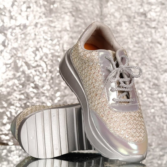 Silver Spark  Sneakers