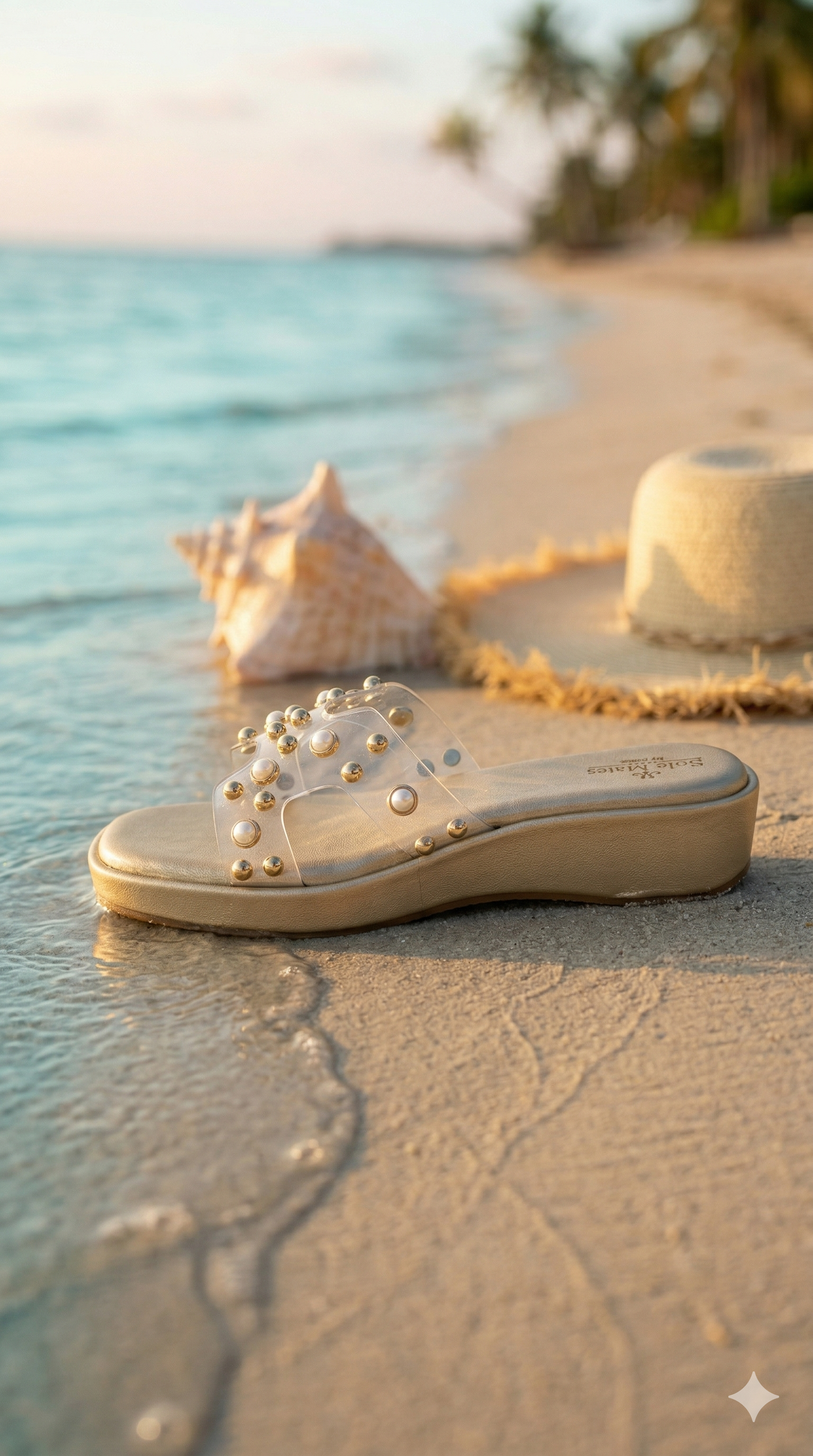 Gold Mist clear strap