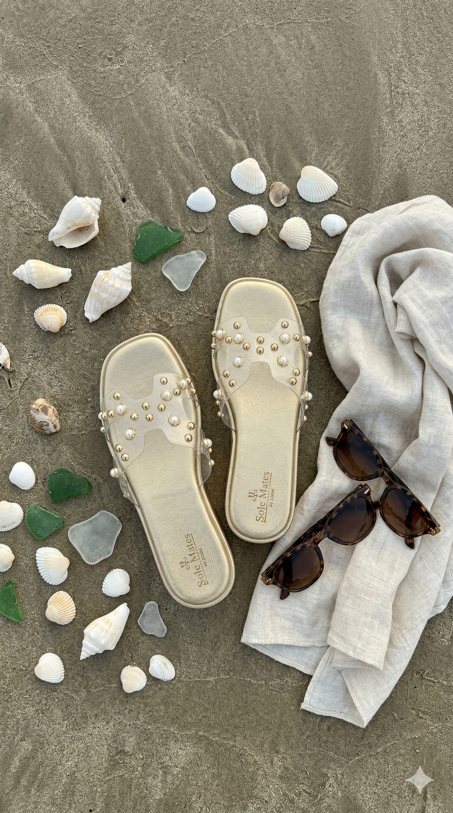 Gold Mist clear strap