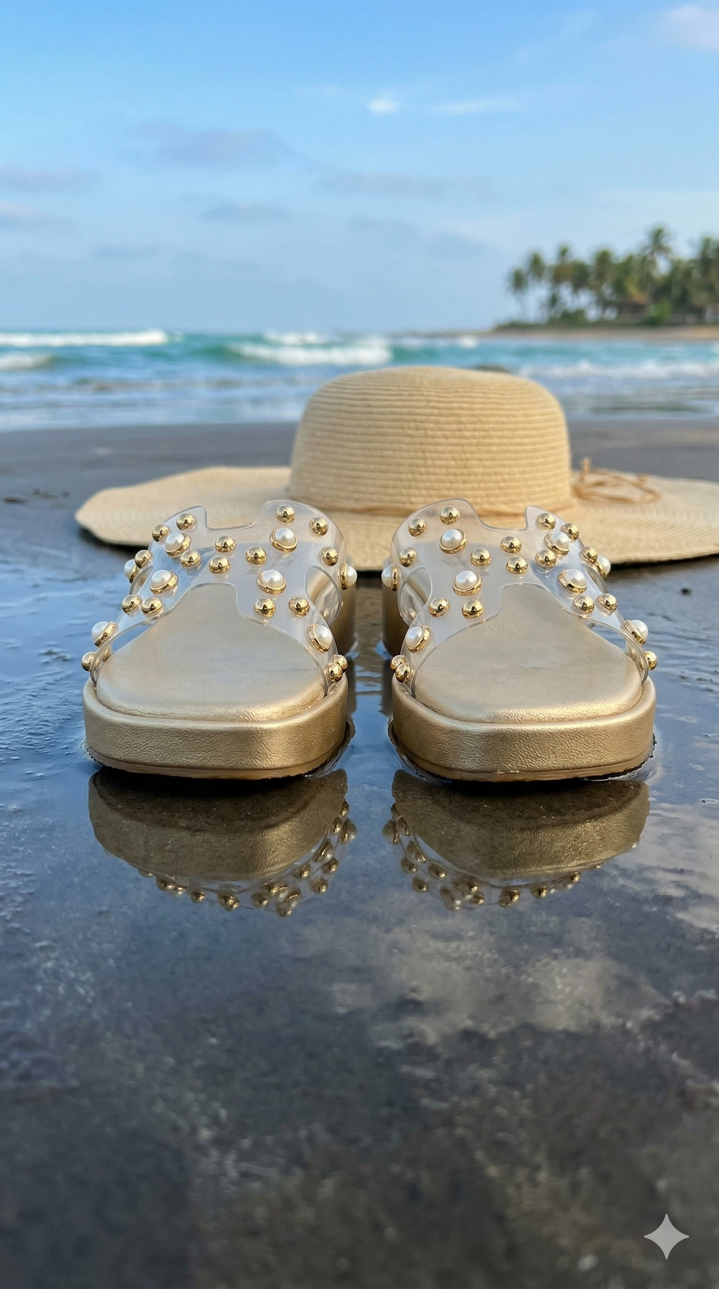 Gold Mist clear strap