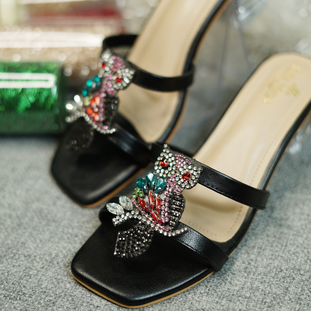 Owl Patch Glass Heels