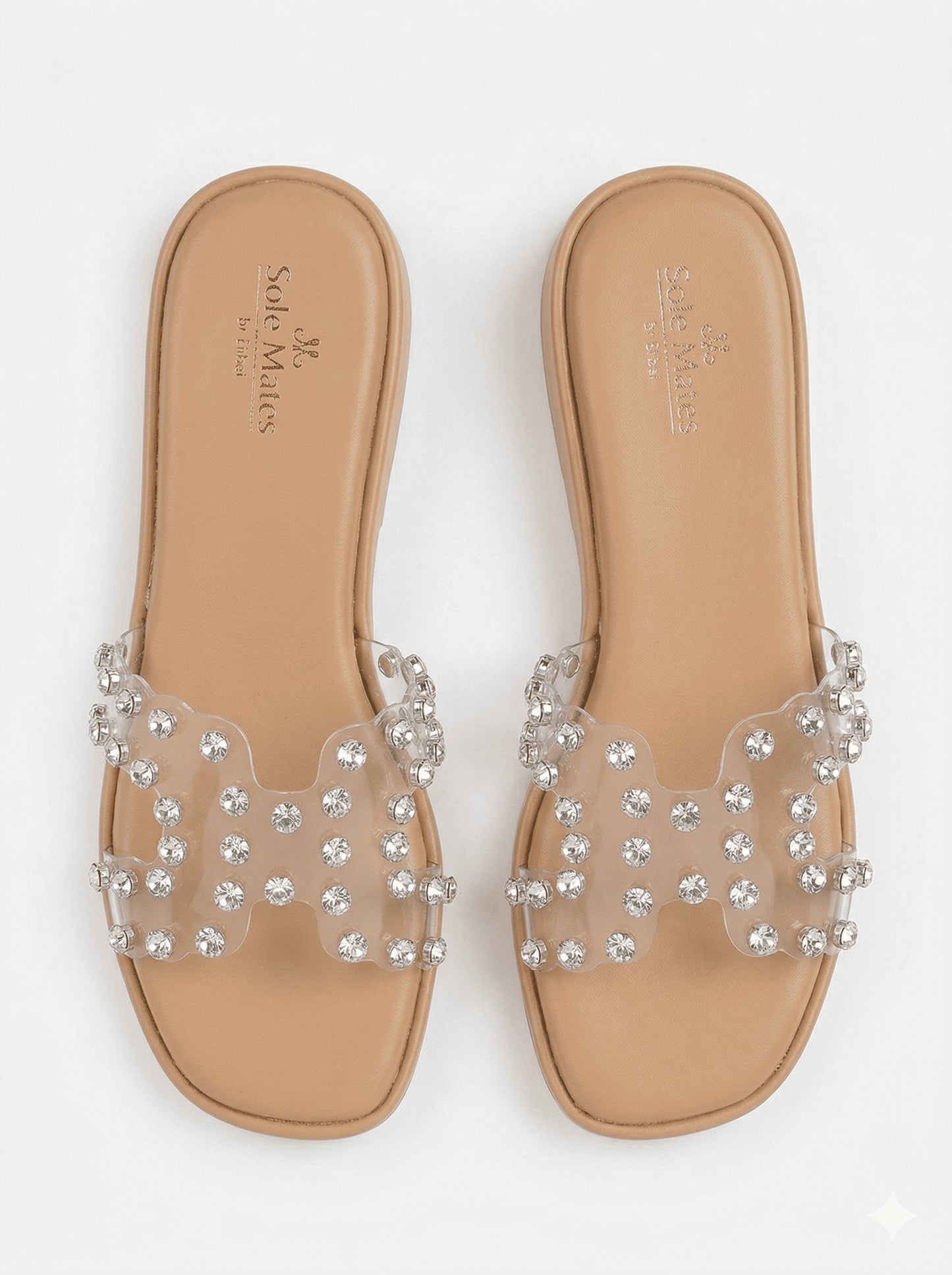 Glass Glow Clear strap sliders